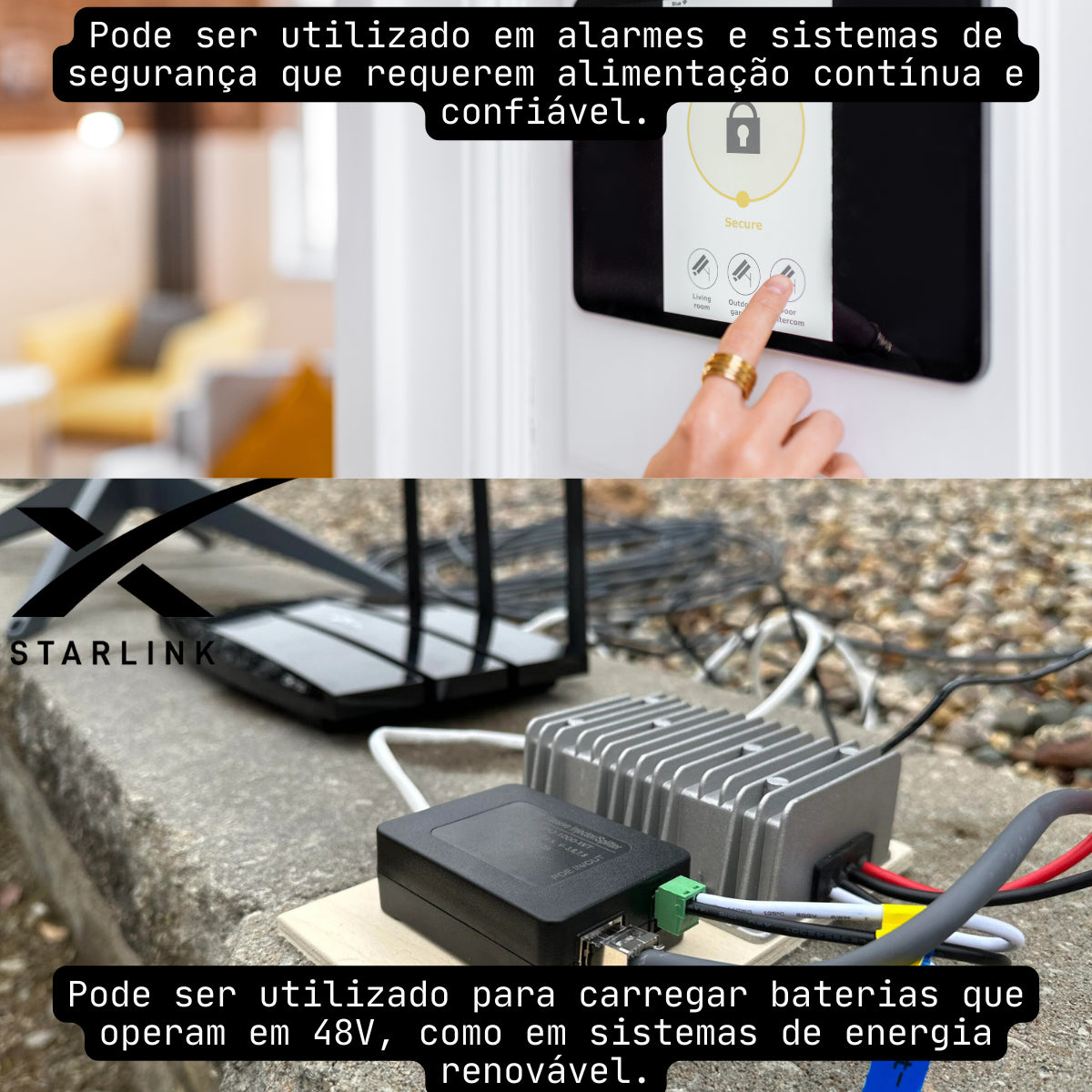 Conversor Step-up Starlink De 12v Para 48v Dc, 3a Regulador