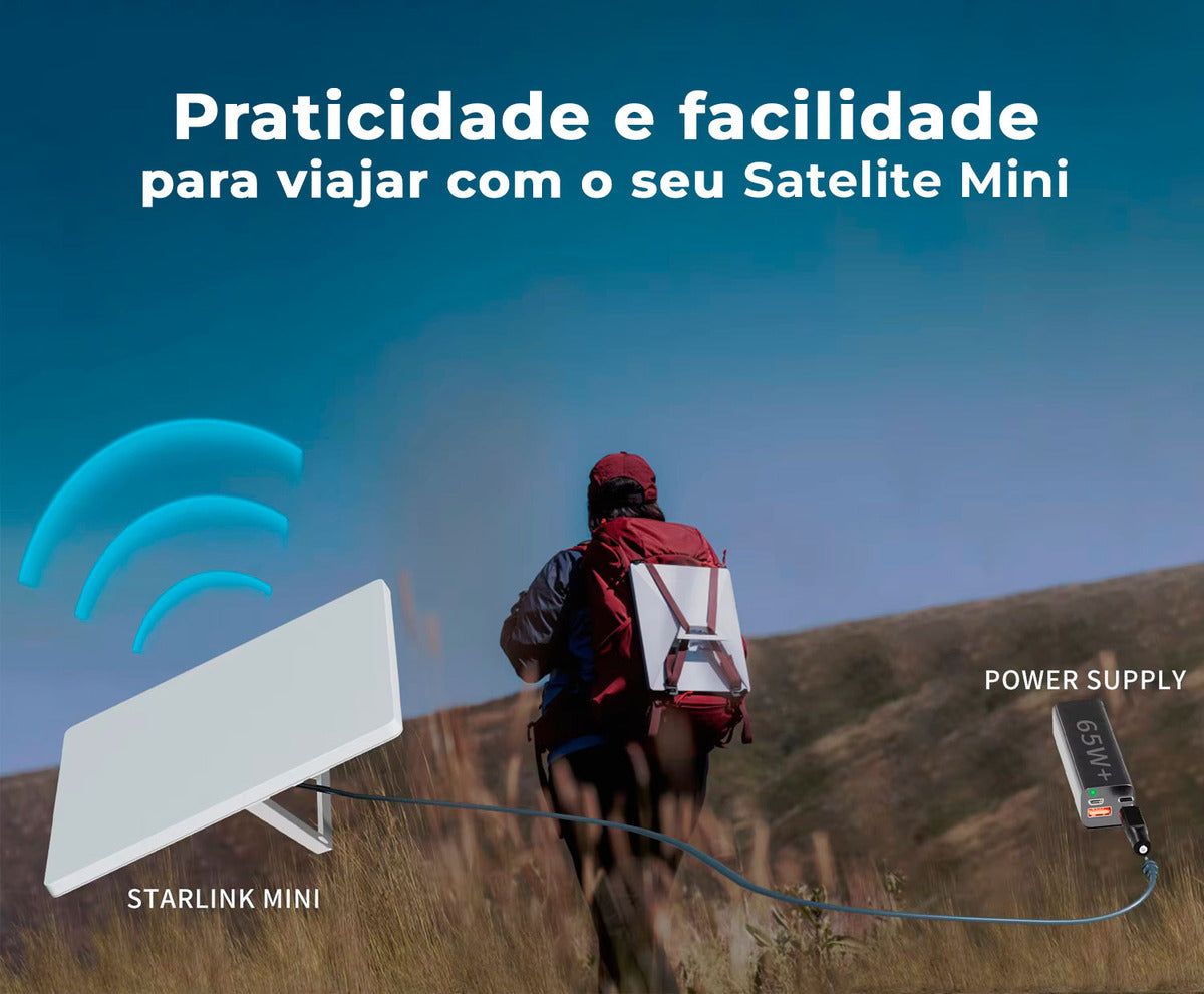 Adaptador P/ Fonte De Alimentação Tipoc P/ Dc Starlink Mini