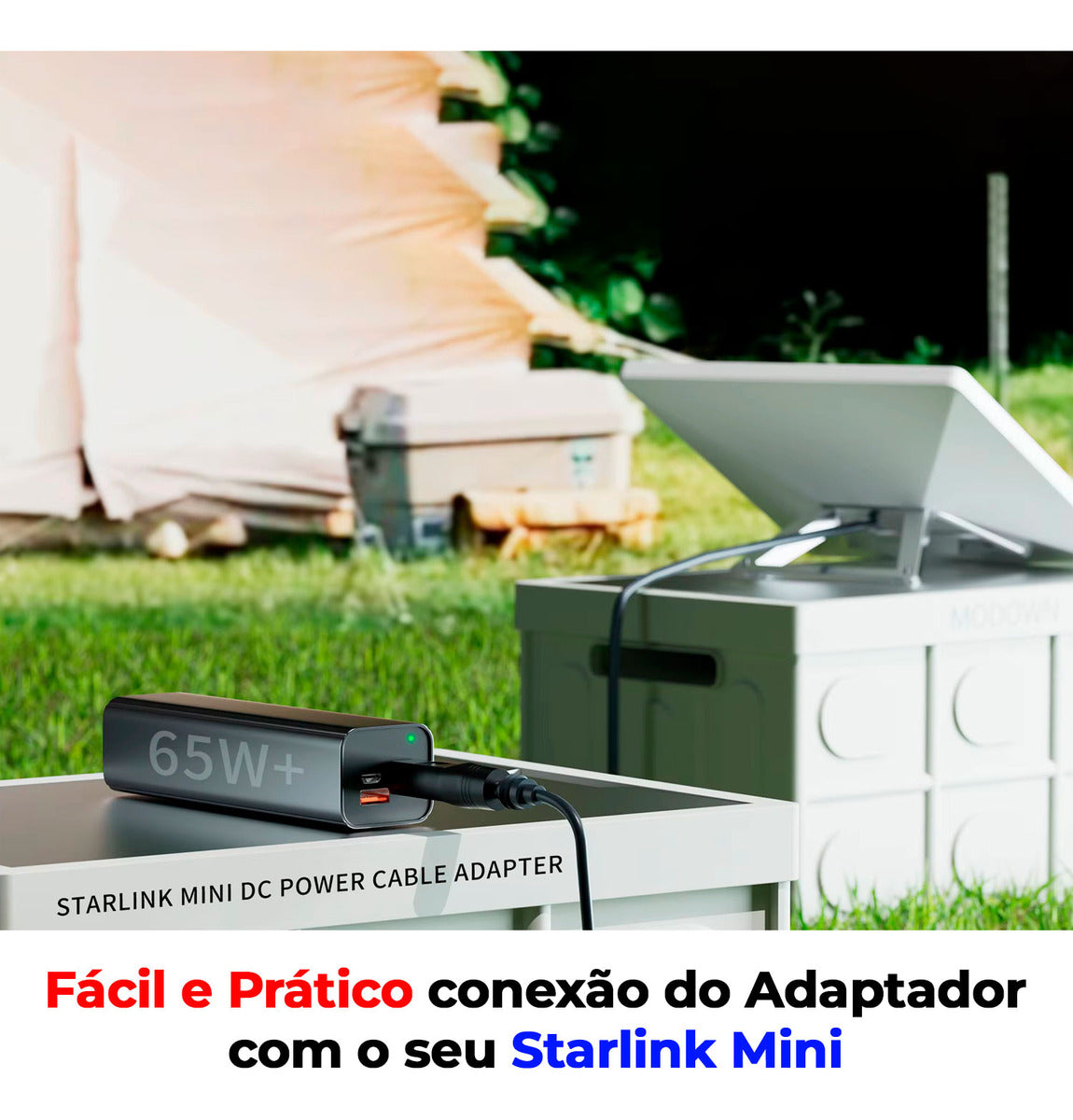 Adaptador P/ Fonte De Alimentação Tipoc P/ Dc Starlink Mini