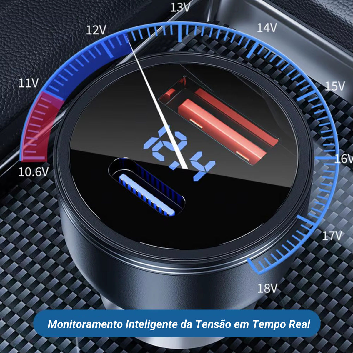 Cabo Alimentação Starlink Mini Usb Tipoc 3m Carro P/ Celular
