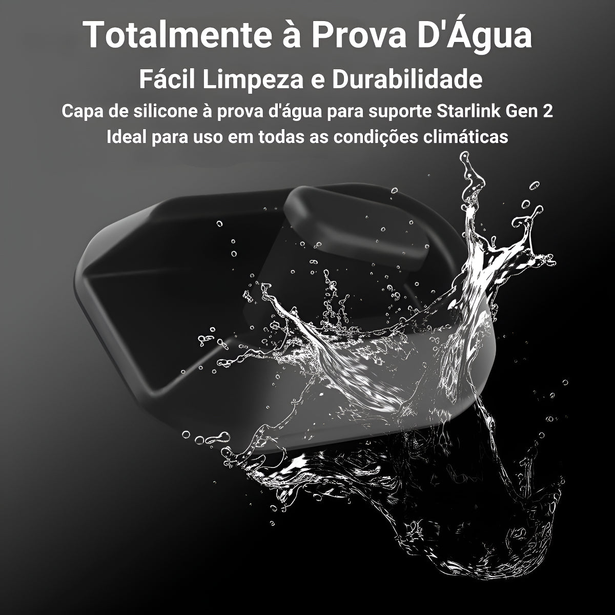 Capa Protetora De Silicone Para Suporte Starlink Gen 2 Kit 6