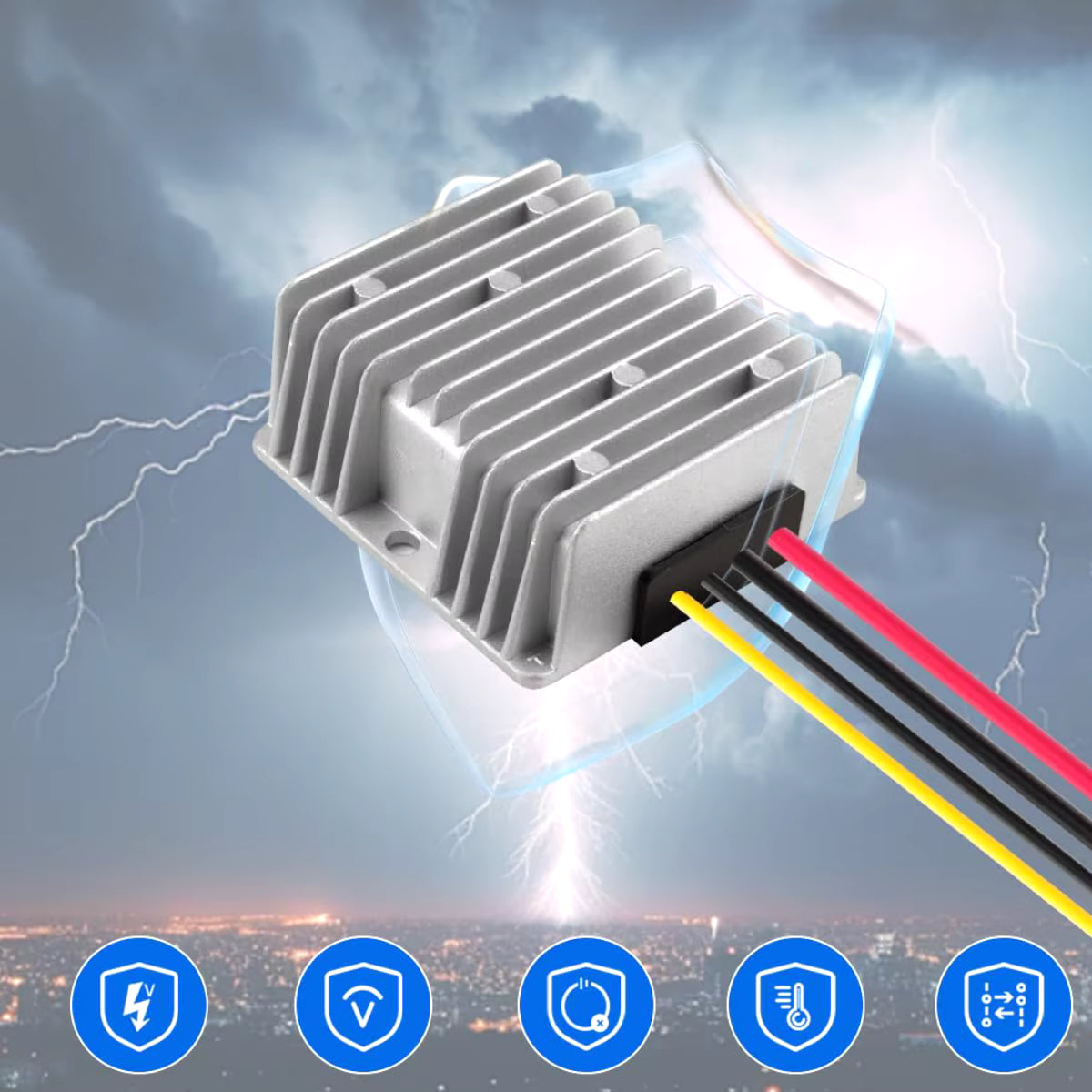 Conversor Step-up Starlink De 12v Para 48v Dc, 3a Regulador