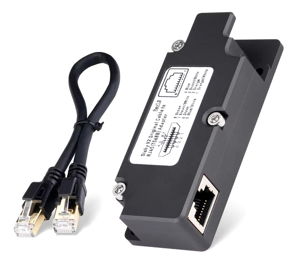 Adaptador P/ Antena Dishy Starlink V1 / V2 Conversor Rj45