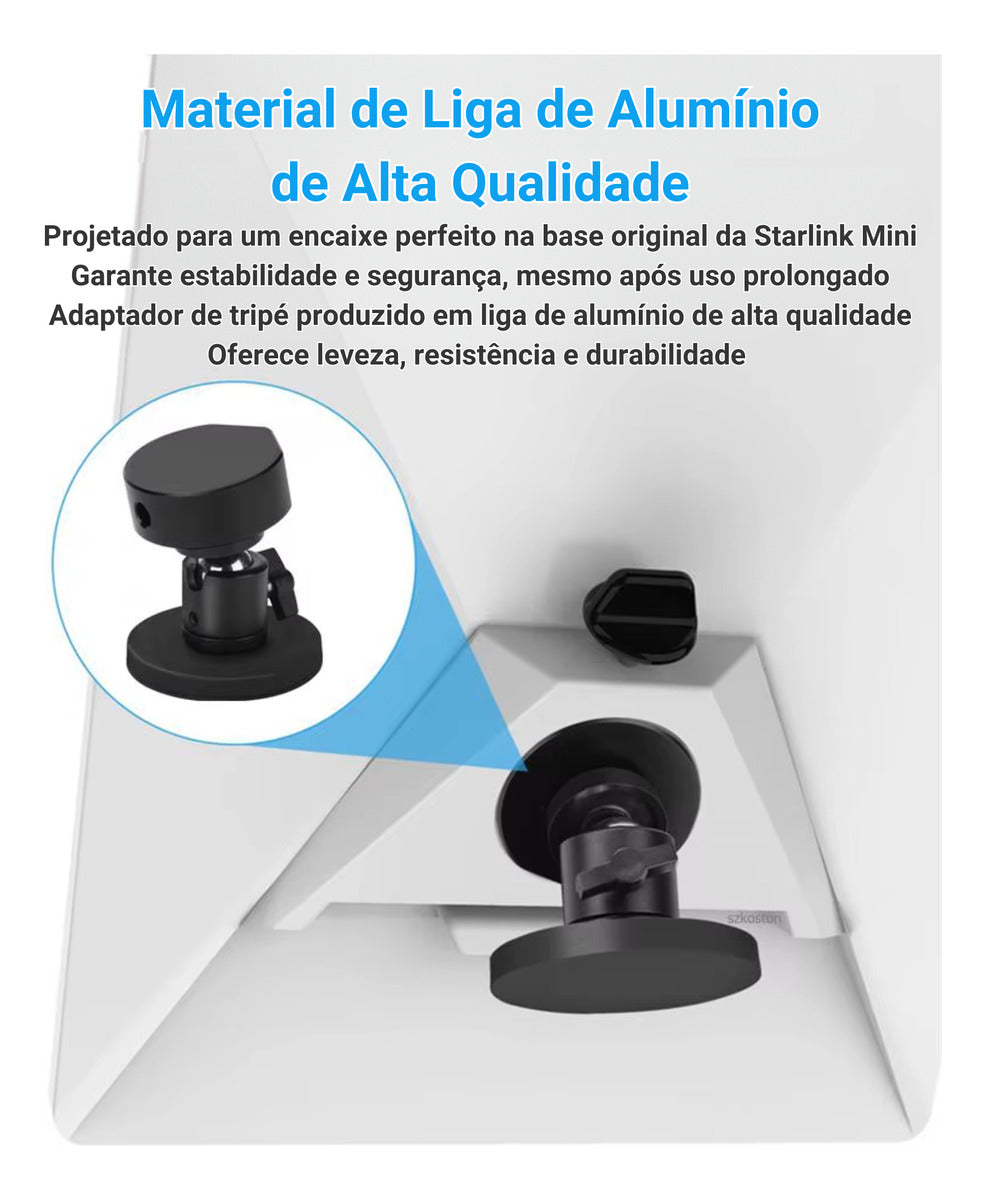 Suporte Magnético Articulado Starlink Mini Ajustavel Carro