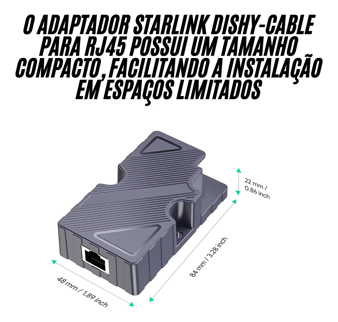 Adaptador Starlink Dishy Rj45 Wireless Internet 1000 Mb/s