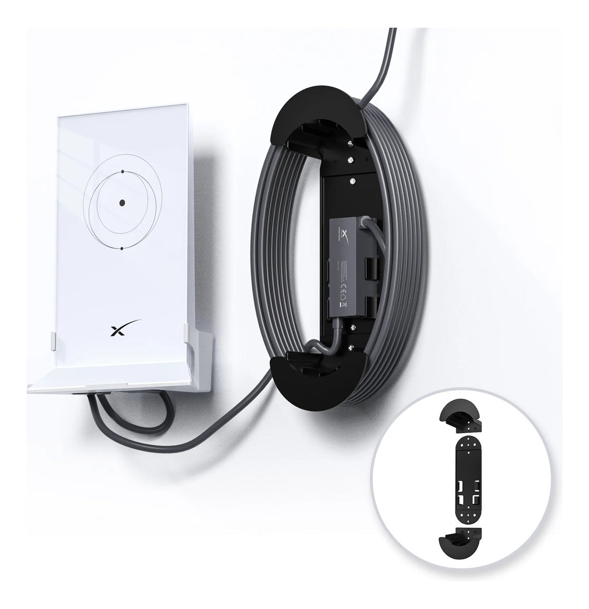 Suporte P/ Cabos Starlink Gen 3 Ethernet Fios V2 Organizador