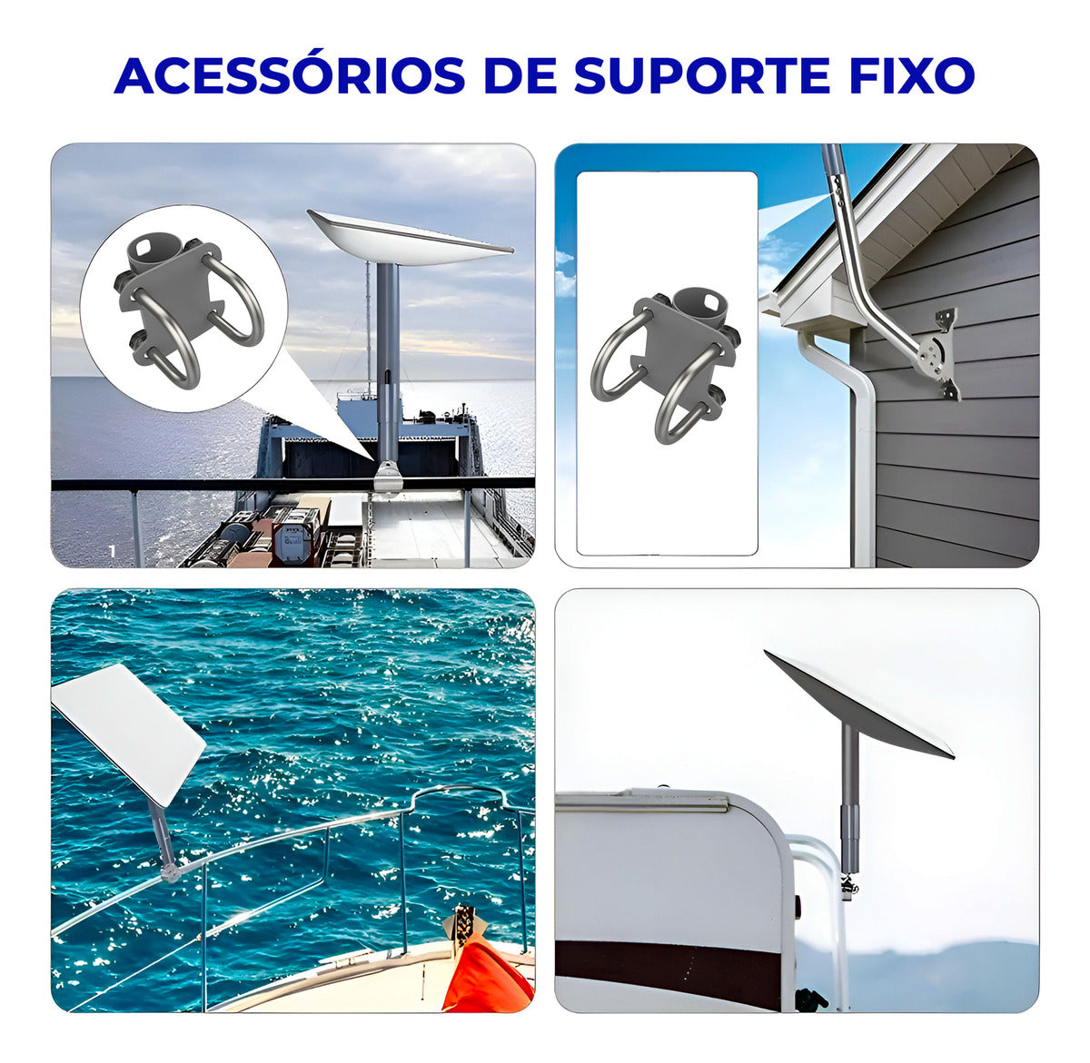 Adaptador De Montagem P/ Antena Starlink V2 Gen2 Suporte