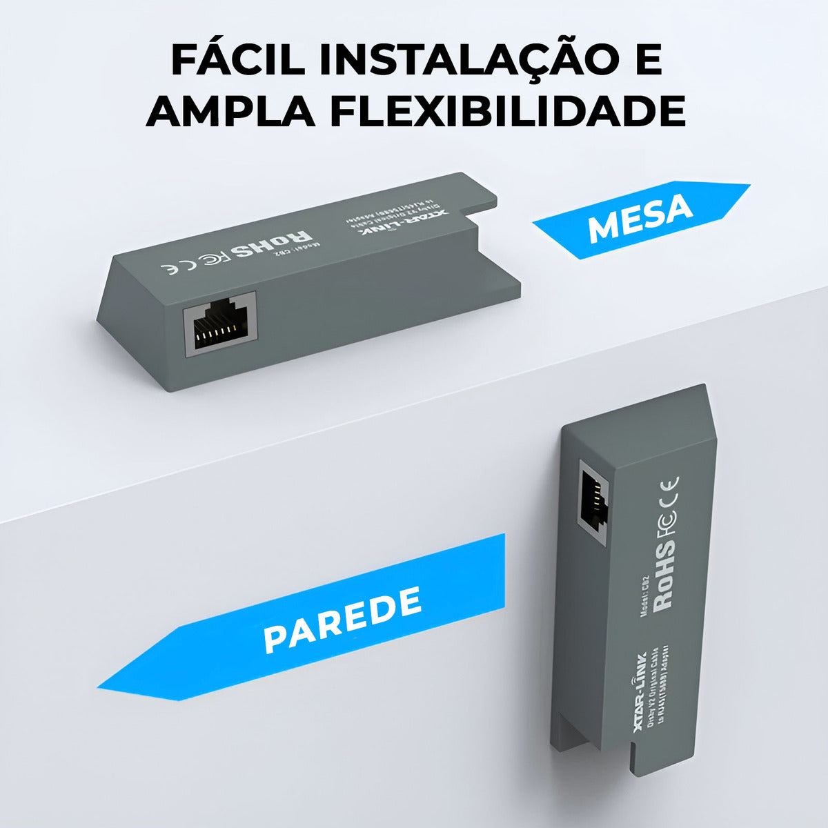 Adaptador P/ Antena Dishy Starlink V1 / V2 Conversor Rj45