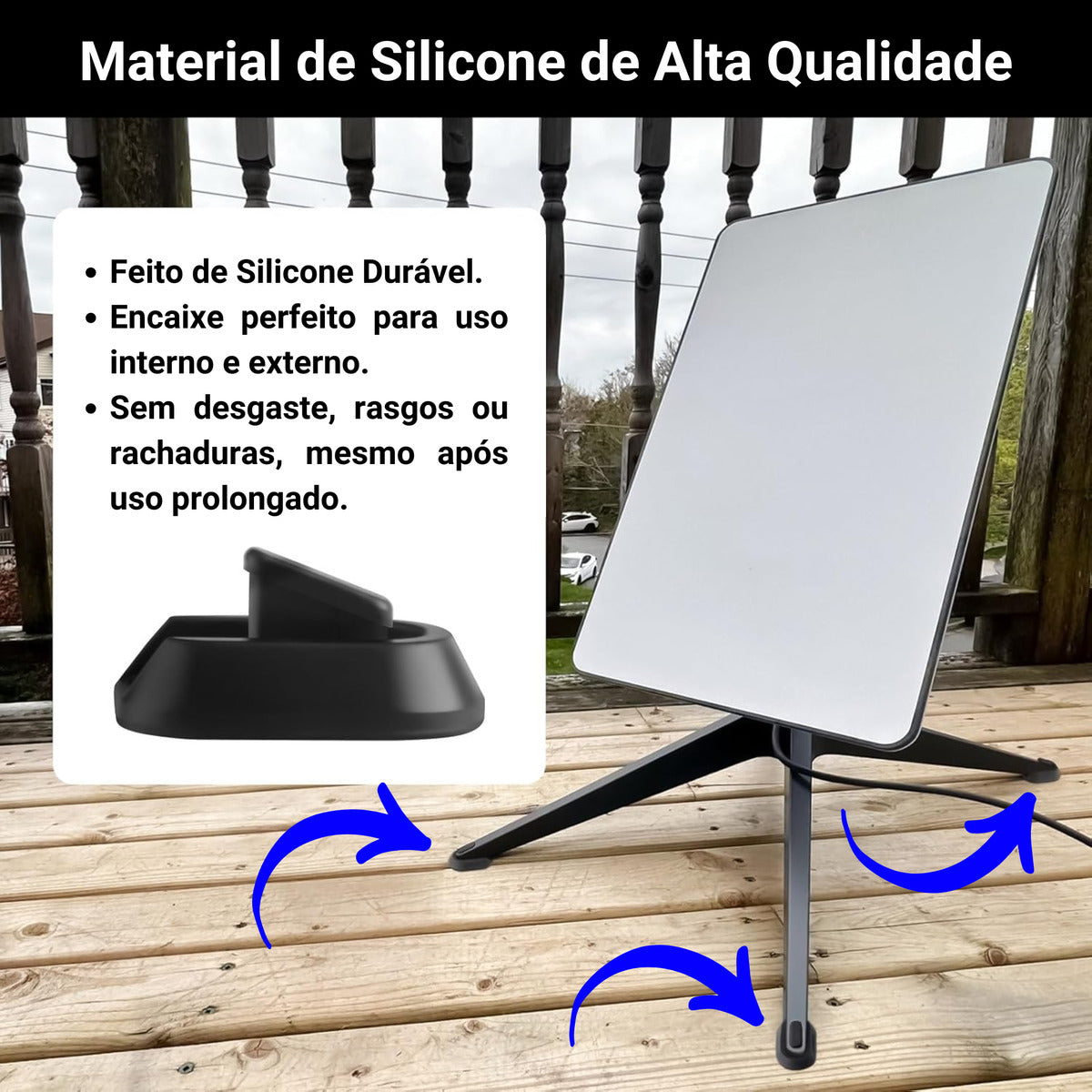 Capa Protetora De Silicone Para Suporte Starlink Gen 2 Kit 6