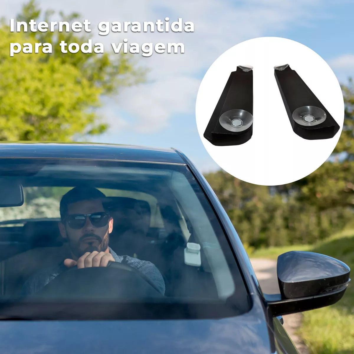 Suporte Com Ventosas Starlink Mini Para Janela E Teto Solar