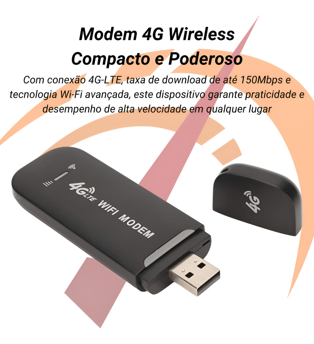 Modem 4g Lte Mini Roteador Wifi Desbloqueado Usb Portátil
