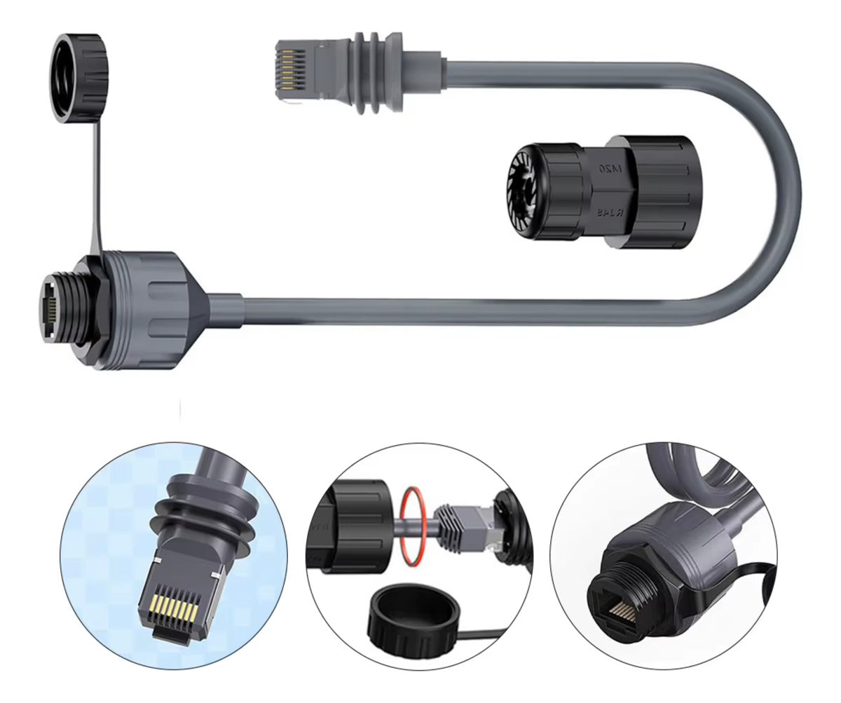 Conector Protetorethernet Rj45 Starlink Mini Alta Resistênci