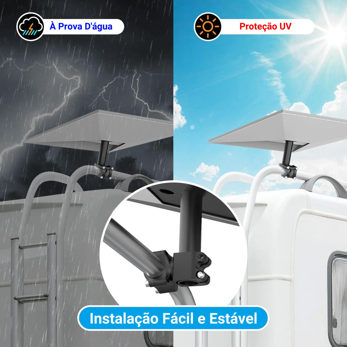 Suporte Starlink Gen 3 Para Barcos Veículos Trailers Rack