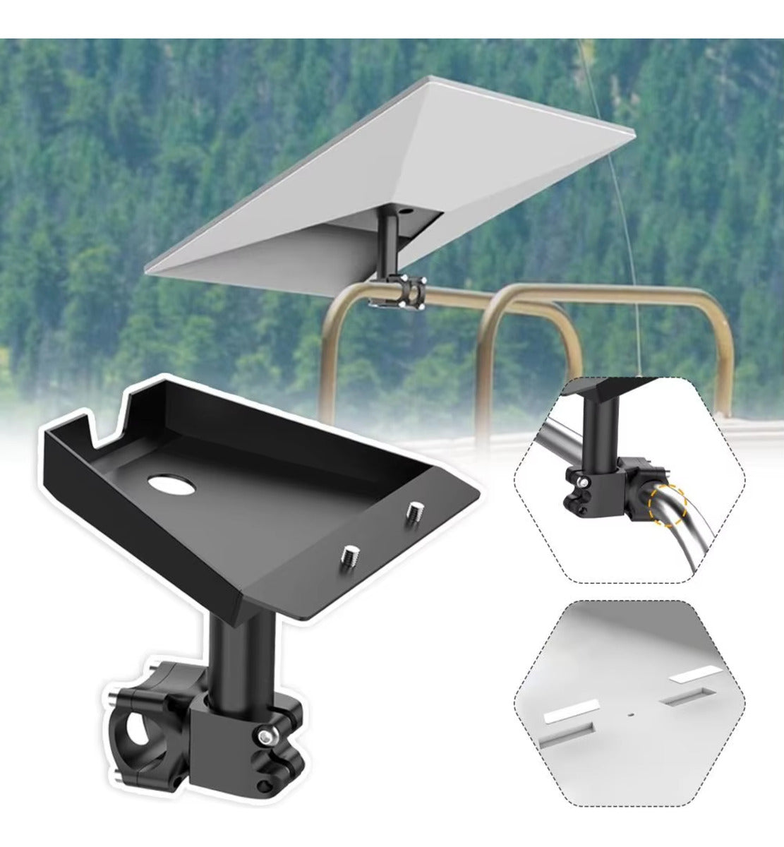 Suporte Starlink Gen 3 Para Barcos Veículos Trailers Rack