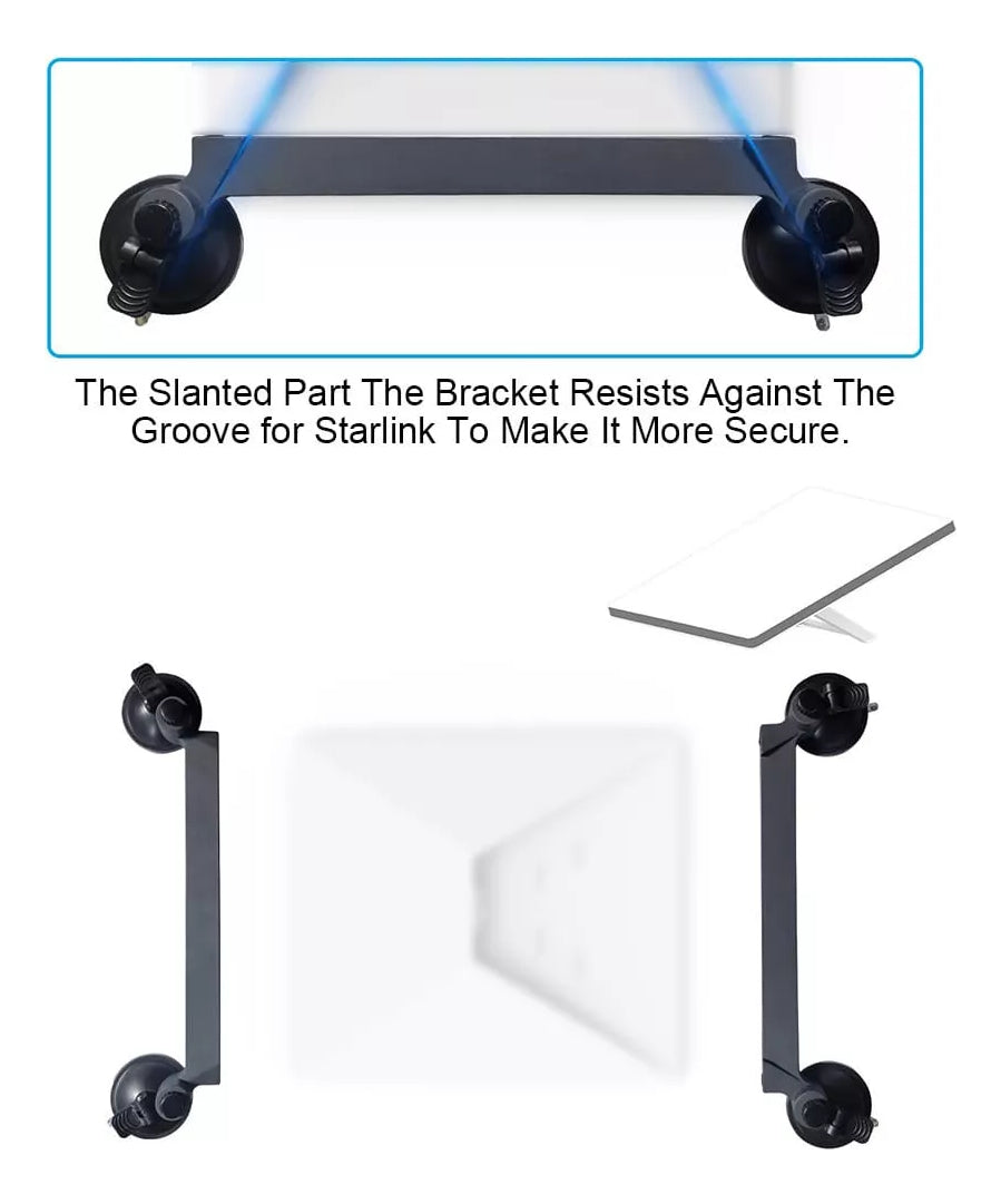 Starlink Mini Suporte Veicular Vendosa Reforçada P/ Viagens