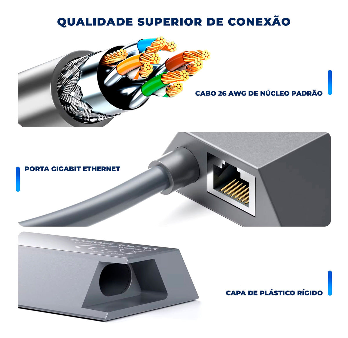 Adaptador Starlink V2 Rj45 Internet Satélite 1200 Mbps
