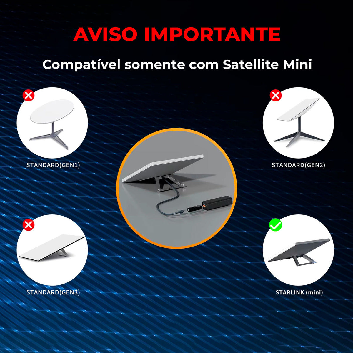 Adaptador P/ Fonte De Alimentação Tipoc P/ Dc Starlink Mini