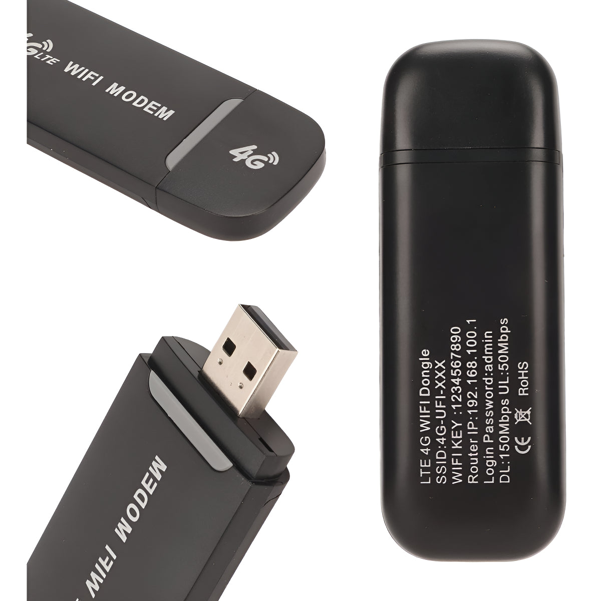Modem 4g Lte Mini Roteador Wifi Desbloqueado Usb Portátil