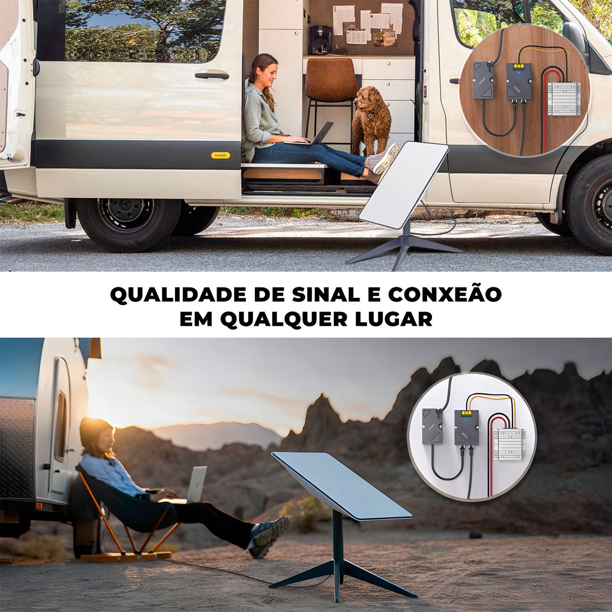 Kit Adaptador, Conversor E Injector Poe P/ Starlink Gen 2
