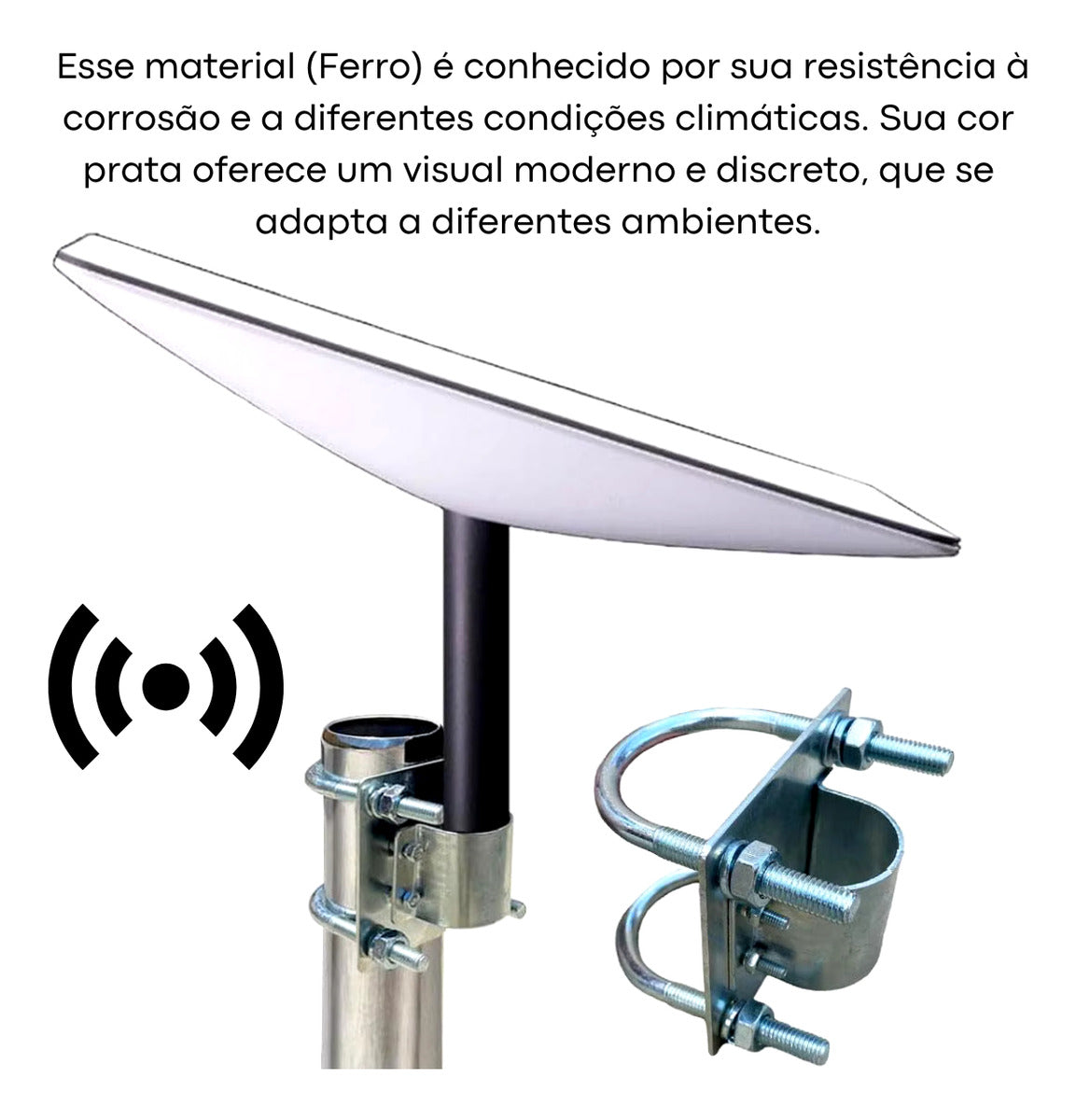 Suporte De Instalação Sinal Starlink Ajustável E Resistente