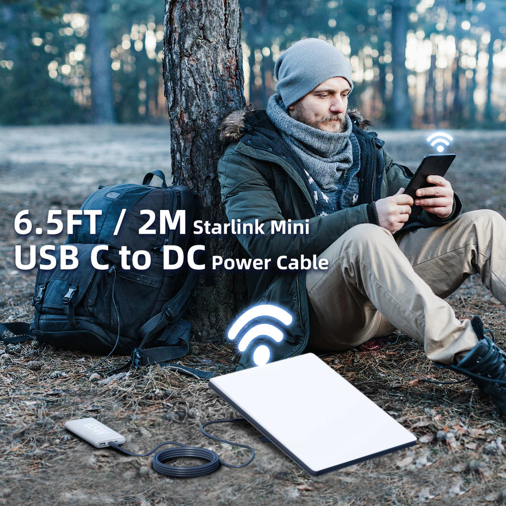 Cabo Starlink Mini 3 Metros Tipo C 100w Compatível