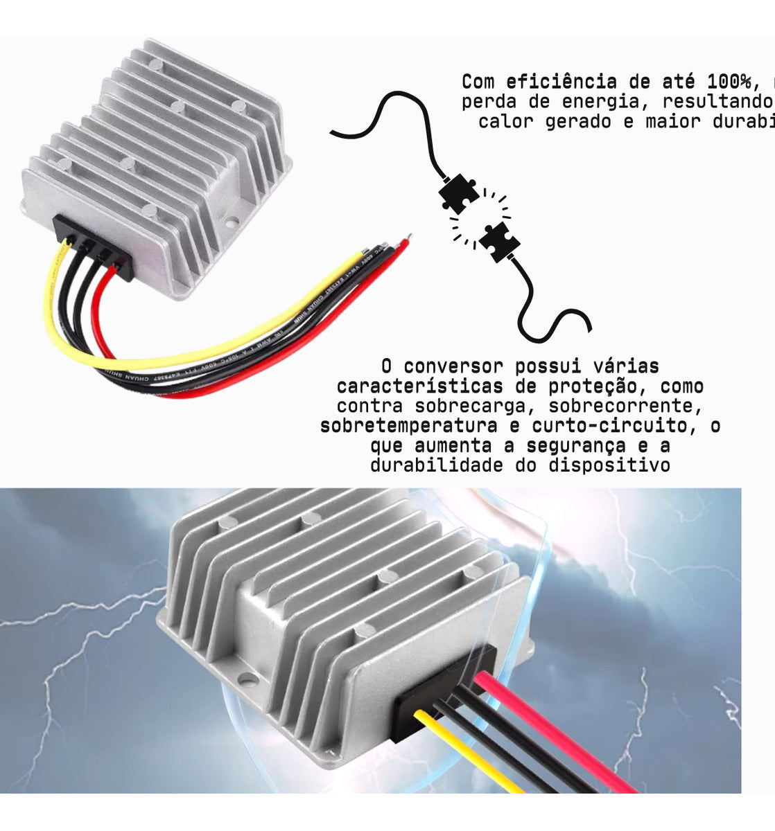 Conversor Step-up Starlink De 12v Para 48v Dc, 3a Regulador