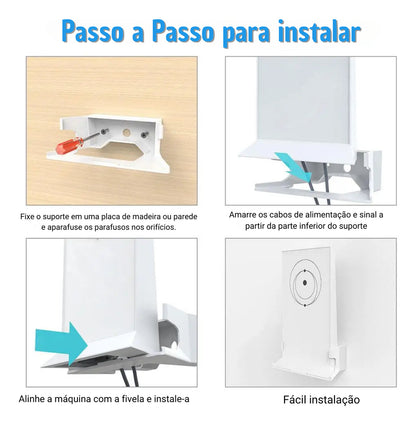 Suporte Para Roteador Starlink Parede Modem / Roteador Wifi