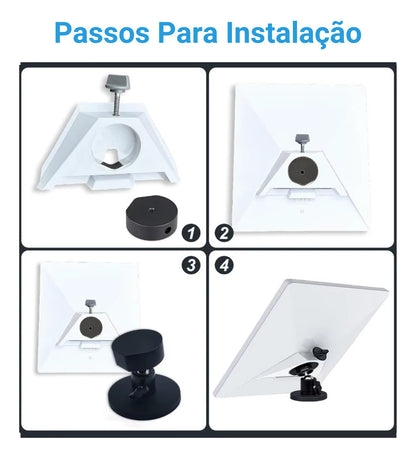 Suporte Magnético Articulado Starlink Mini Ajustavel Carro