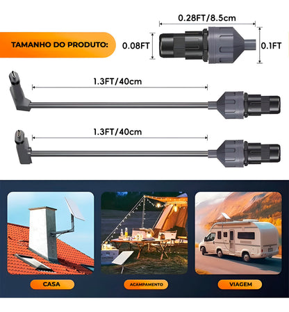 Adaptador Fêmea Cabo De Extensão Starklink V2 Gen2 P/ Rj45