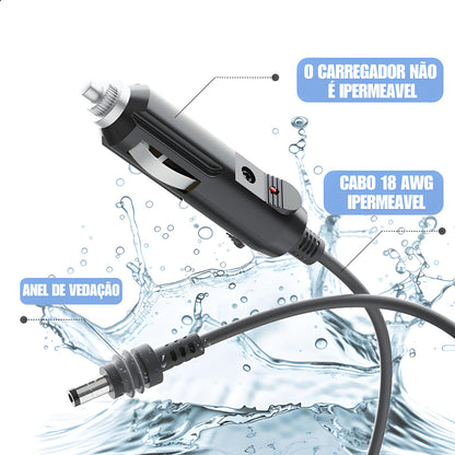 Cabo Veicular Carregador Carro 5 Metros Para Starlink Mini