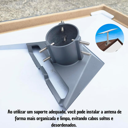 Base Suporte Starlink P/ Tubo Da Antena Gen 3 Adaptador