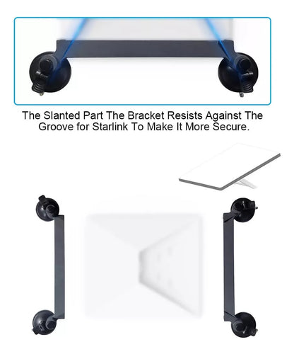 Starlink Mini Suporte Veicular Vendosa Reforçada P/ Viagens