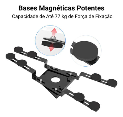 Case Veicular Antena Starlink Gen3 V3 Com Ímãs Forte Externo